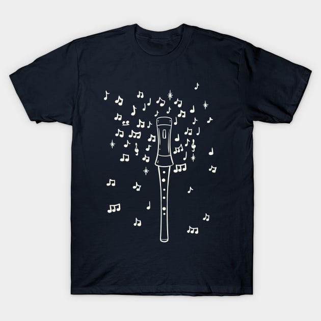 Cool Flute Player Marching band T-Shirt by Shirtbubble